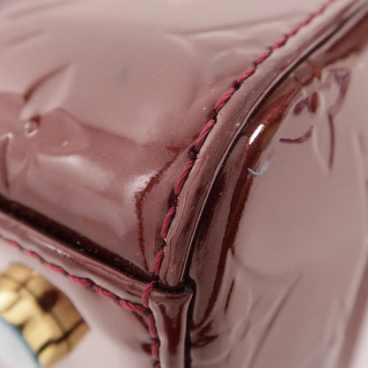 Louis Vuitton Vernis Brea Mm Hand-milled Bag For Shoulder And Back Red/rouge Fauviste Red Wine 2way Shoulder Bag M 91690