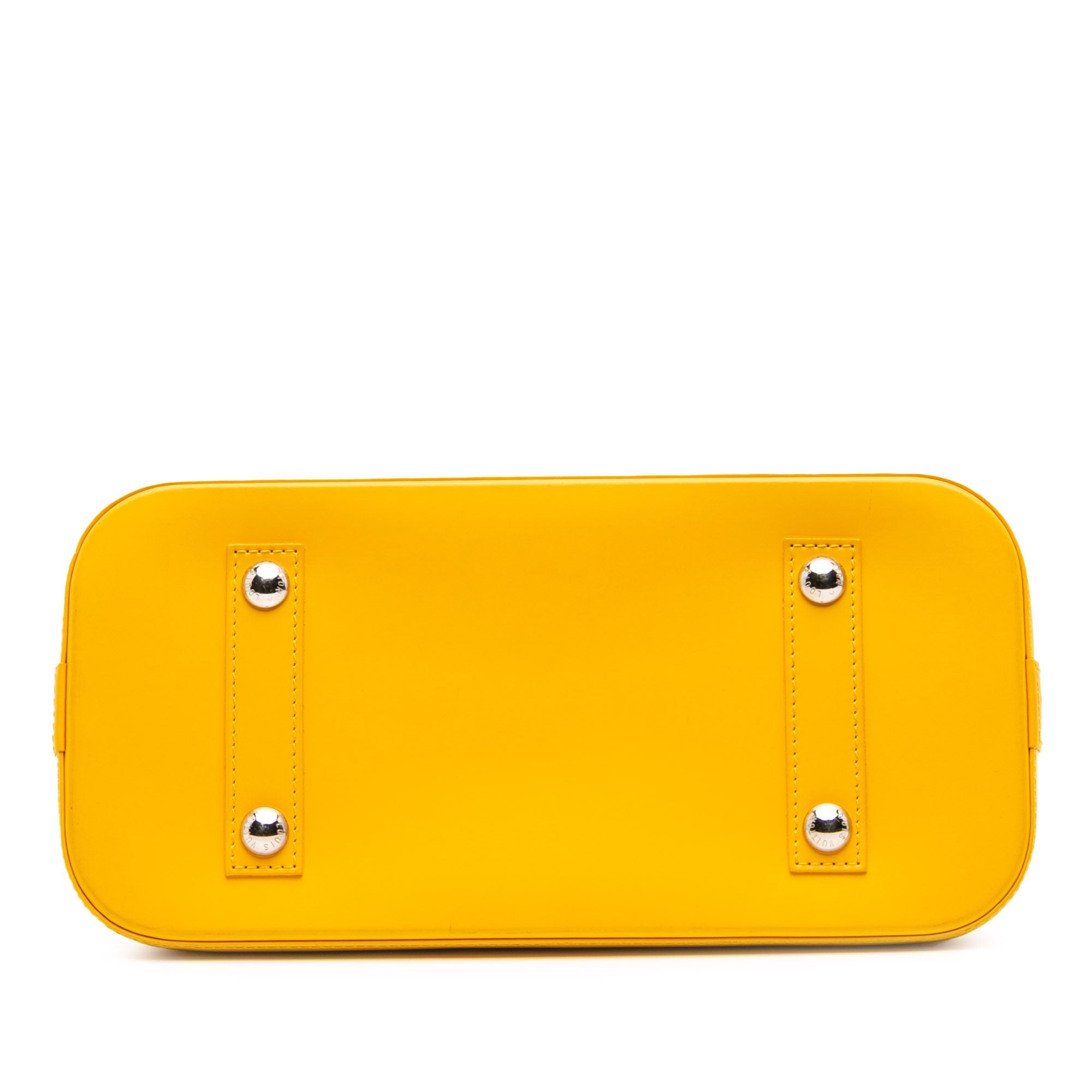 Louis Vuitton Epi Alma PM Yellow