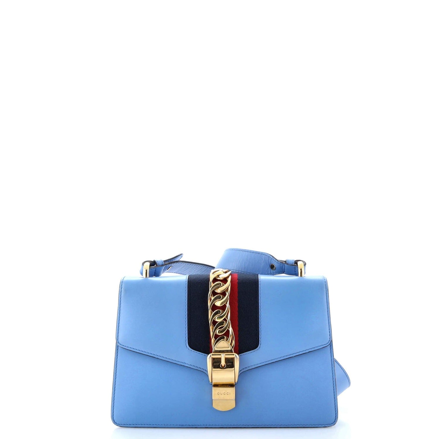 Gucci Sylvie Shoulder Bag Leather Small