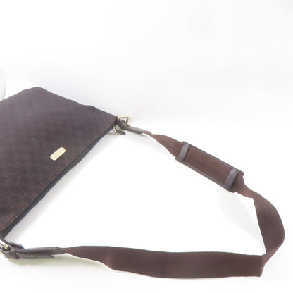 Gucci Canvas Shoulder Bag Brown Gg Canvas 190628