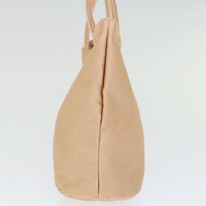 Bottega Veneta Hand Bag Satin Pink Gold Auth