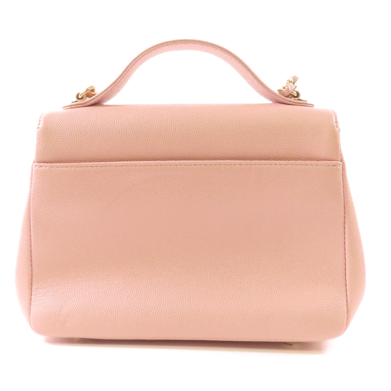 Chanel Pink Caviar Quilted Small Business Affinity Flap