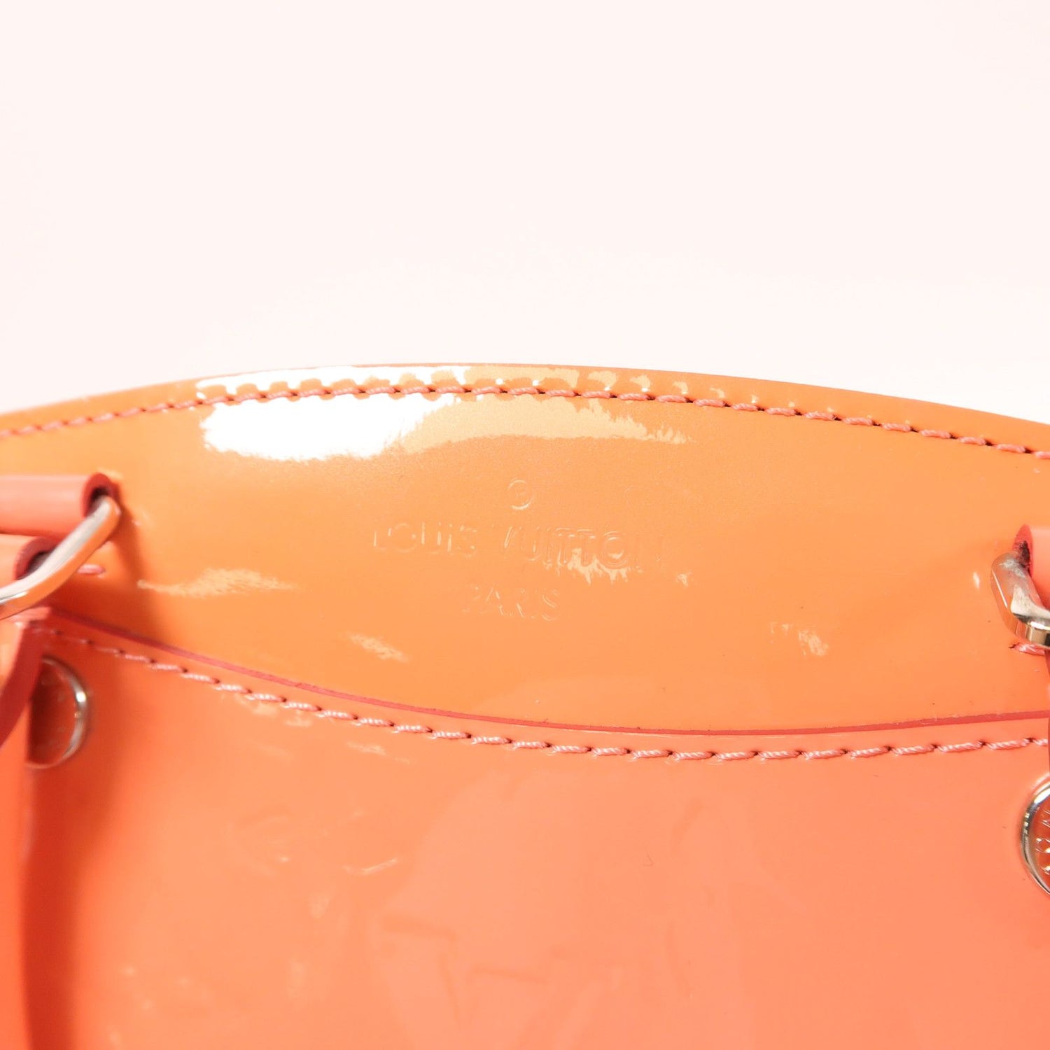 Louis Vuitton Vernis Shoulder Bag Orange 2way Shoulder Bag M 50809