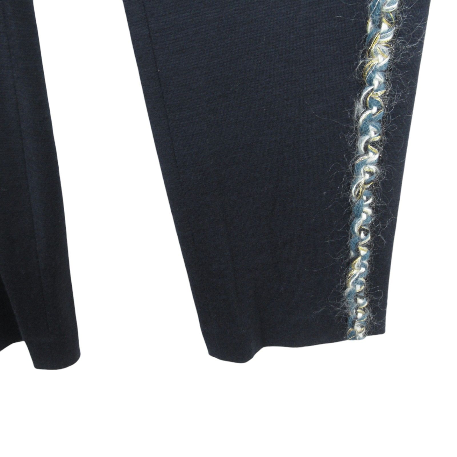 Chanel Sweatpants Wool Navy 34