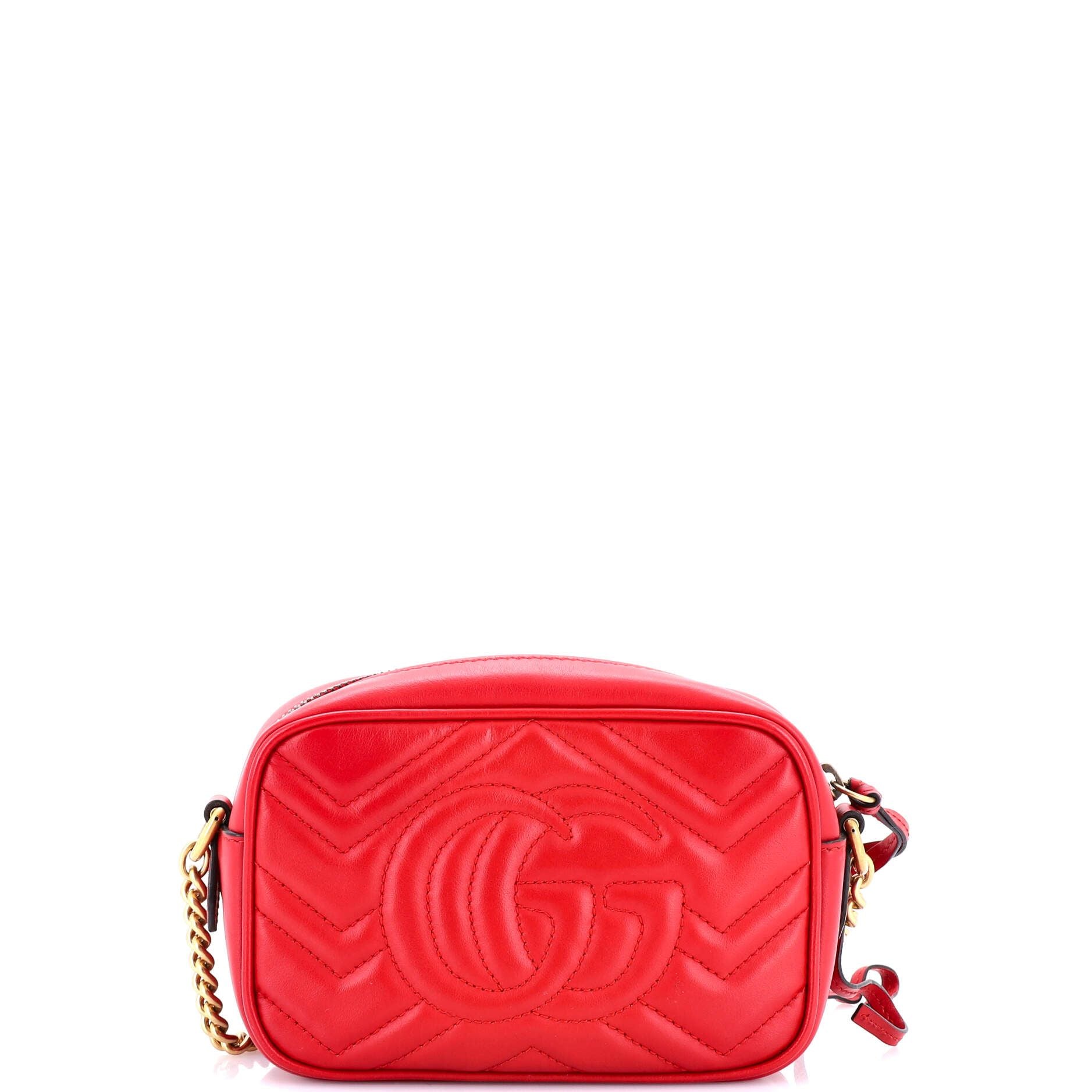 Gucci GG Marmont Shoulder Bag Matelasse Leather Mini