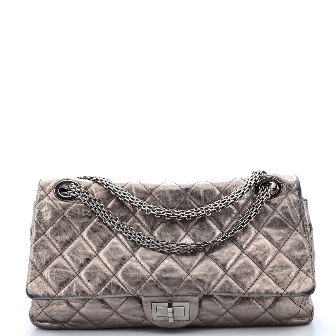Chanel Reissue 2.55 Flap Bag Quilted Metallic Aged Calfskin 227