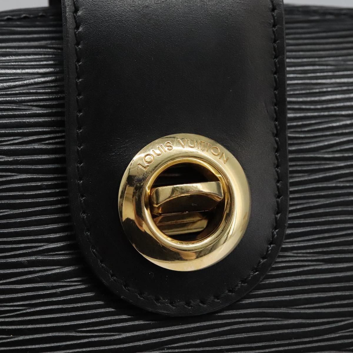 Louis Vuitton Epi Capuchin Shoulder Bag Black M 52342 Lv Auth