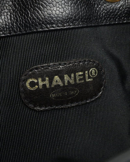 Chanel Cc Caviar Bucket Bag
