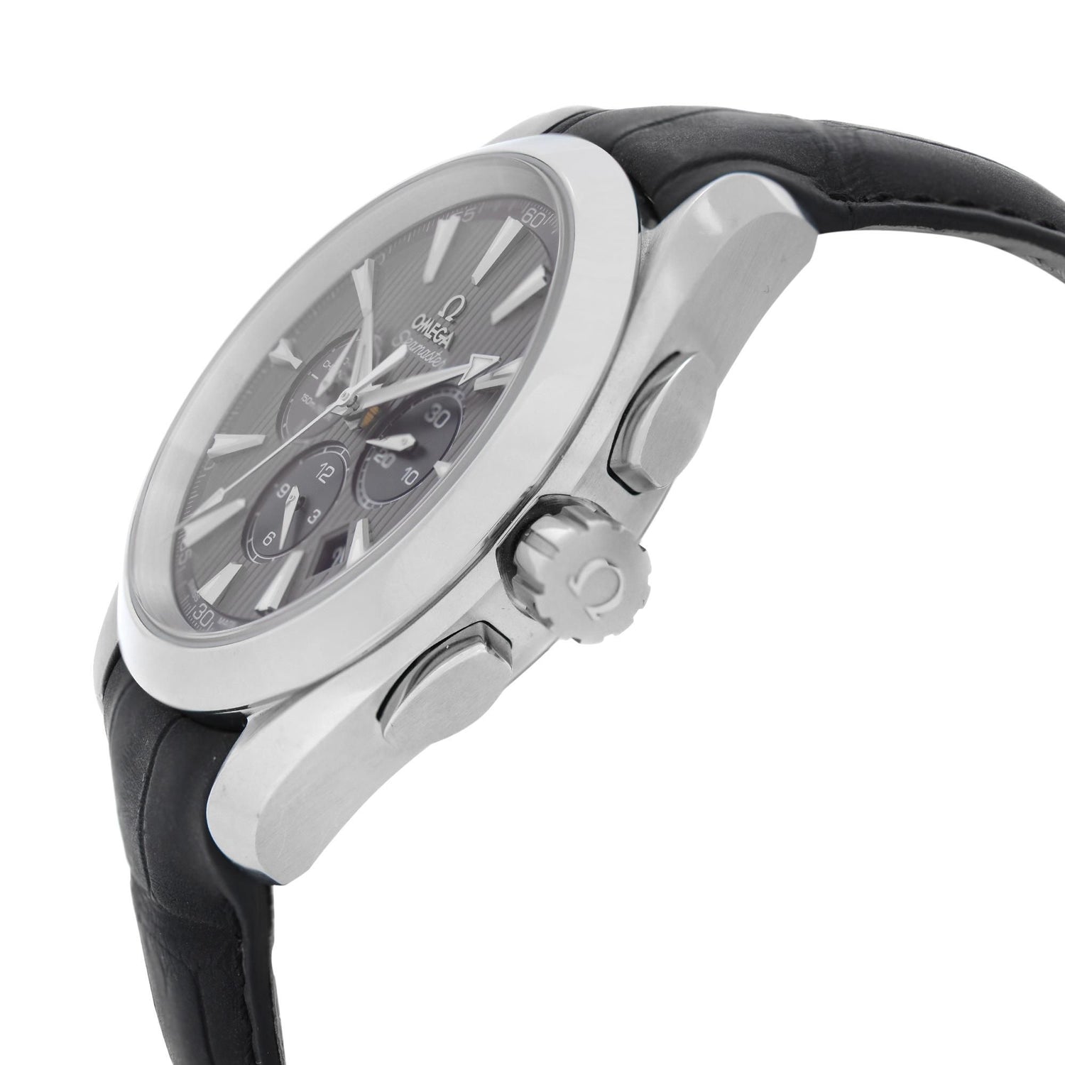 Omega Seamaster Aqua Terra Steel Chronograp Gray Dial Watch 231.13.44.50.06.001