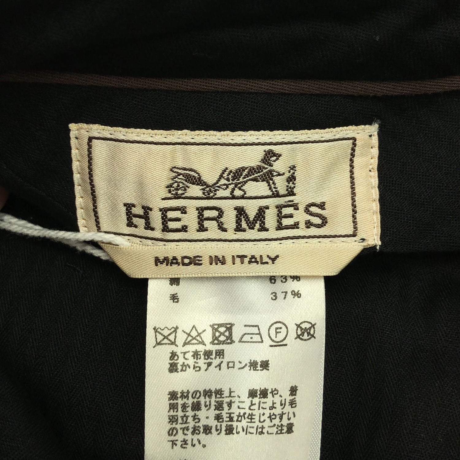 Hermes Slacks Pants 845000hb 01 Cotton Navy 40