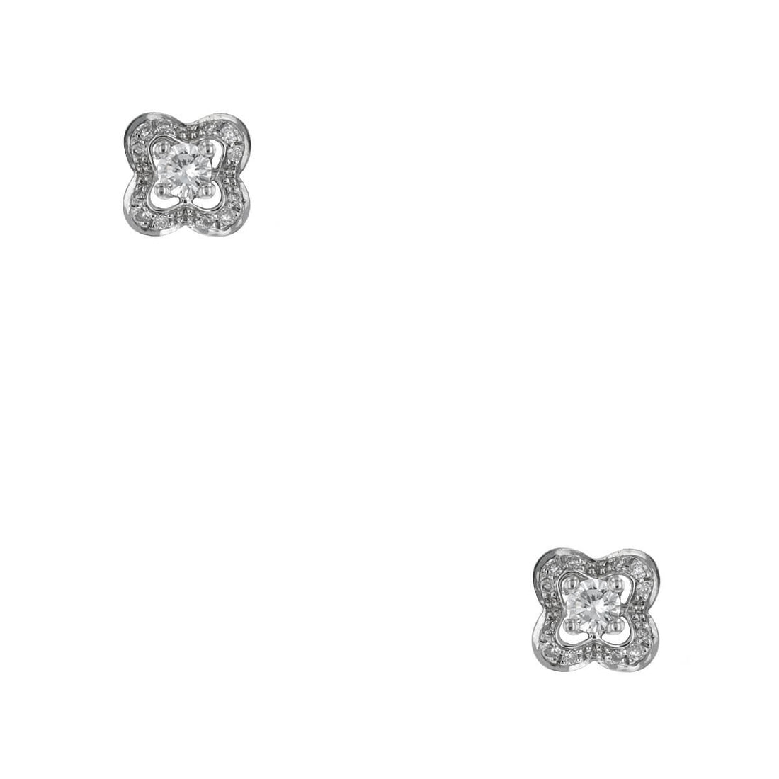 Mauboussin Chance of Love N¡1 diamonds and gold earrings