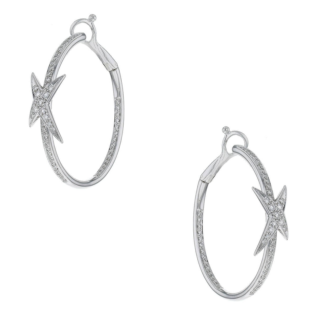 Mauboussin Etoile Divine diamonds and gold earrings