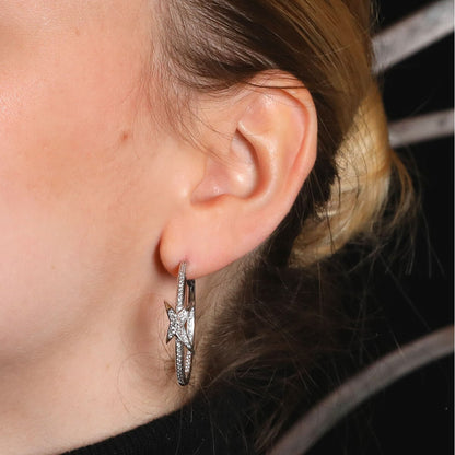 Mauboussin Etoile Divine diamonds and gold earrings