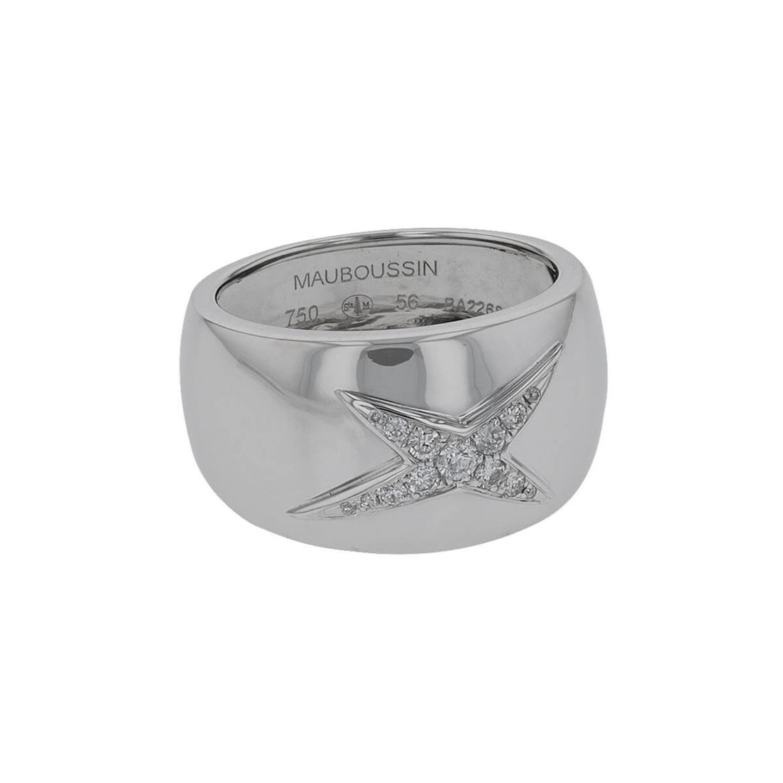 Mauboussin Etoile Divine diamonds and gold ring