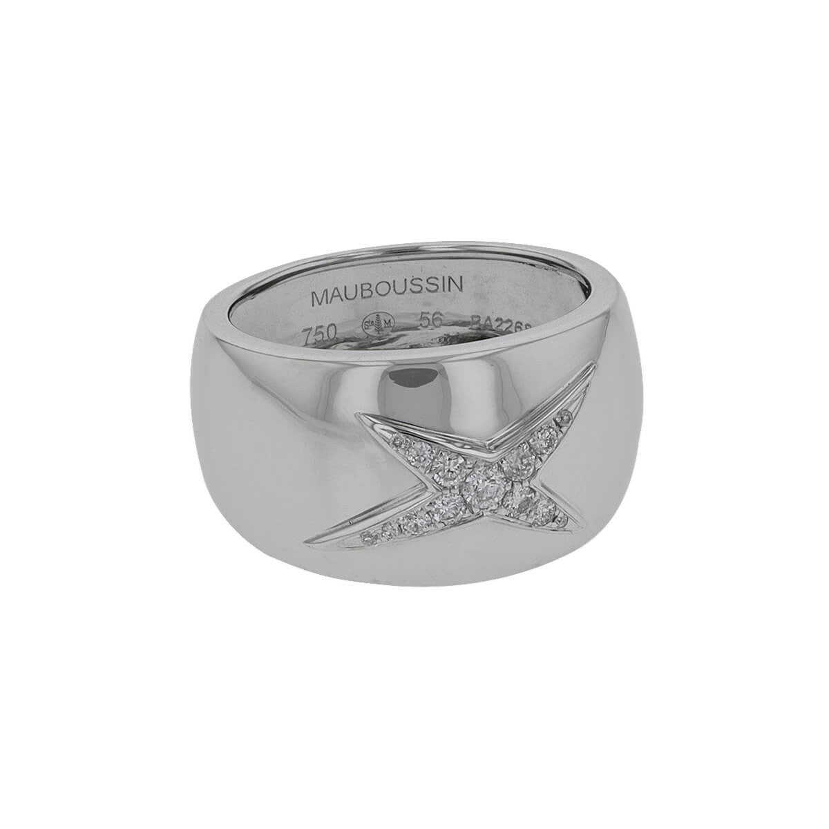 Mauboussin Etoile Divine diamonds and gold ring