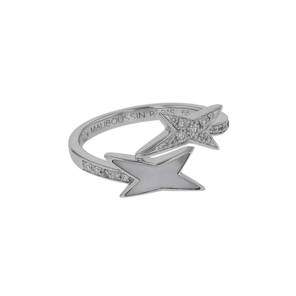 Mauboussin Etoile, Etoile de vie mother of pearl, diamonds and gold ring