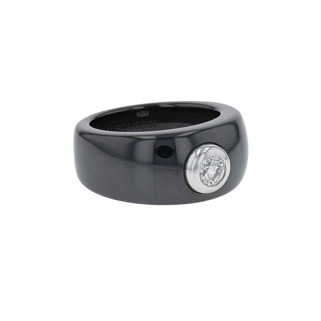 Mauboussin Mon Diamant du DŽmon diamond, ceramic and gold ring