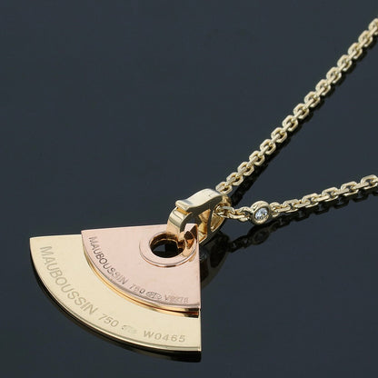 Mauboussin Un Souffle de Toi two tones gold and diamonds necklace