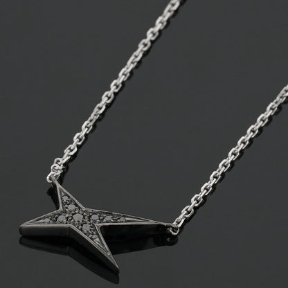 Mauboussin Valentin For You black diamonds and gold necklace