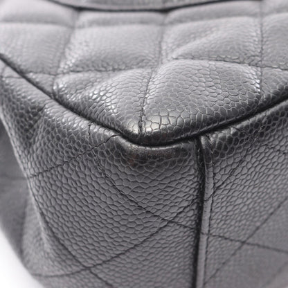 Chanel Black Big Matelasse 34 Shoulder Bag Calfskin (cowhide)
