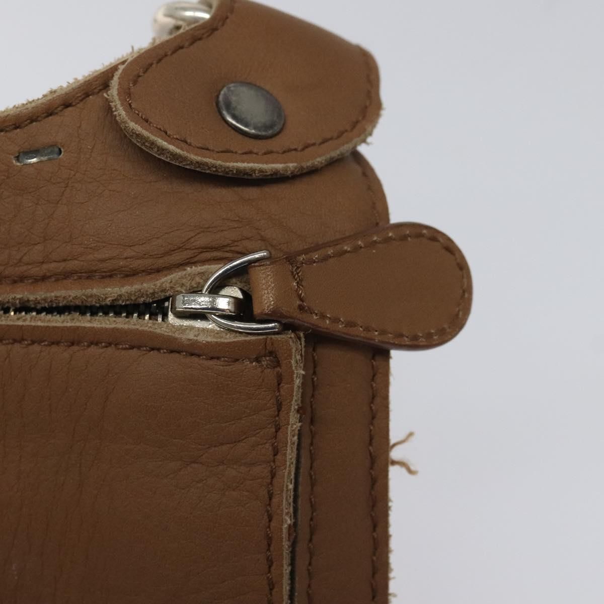 Bottega Veneta Waist Bag Leather Brown Auth