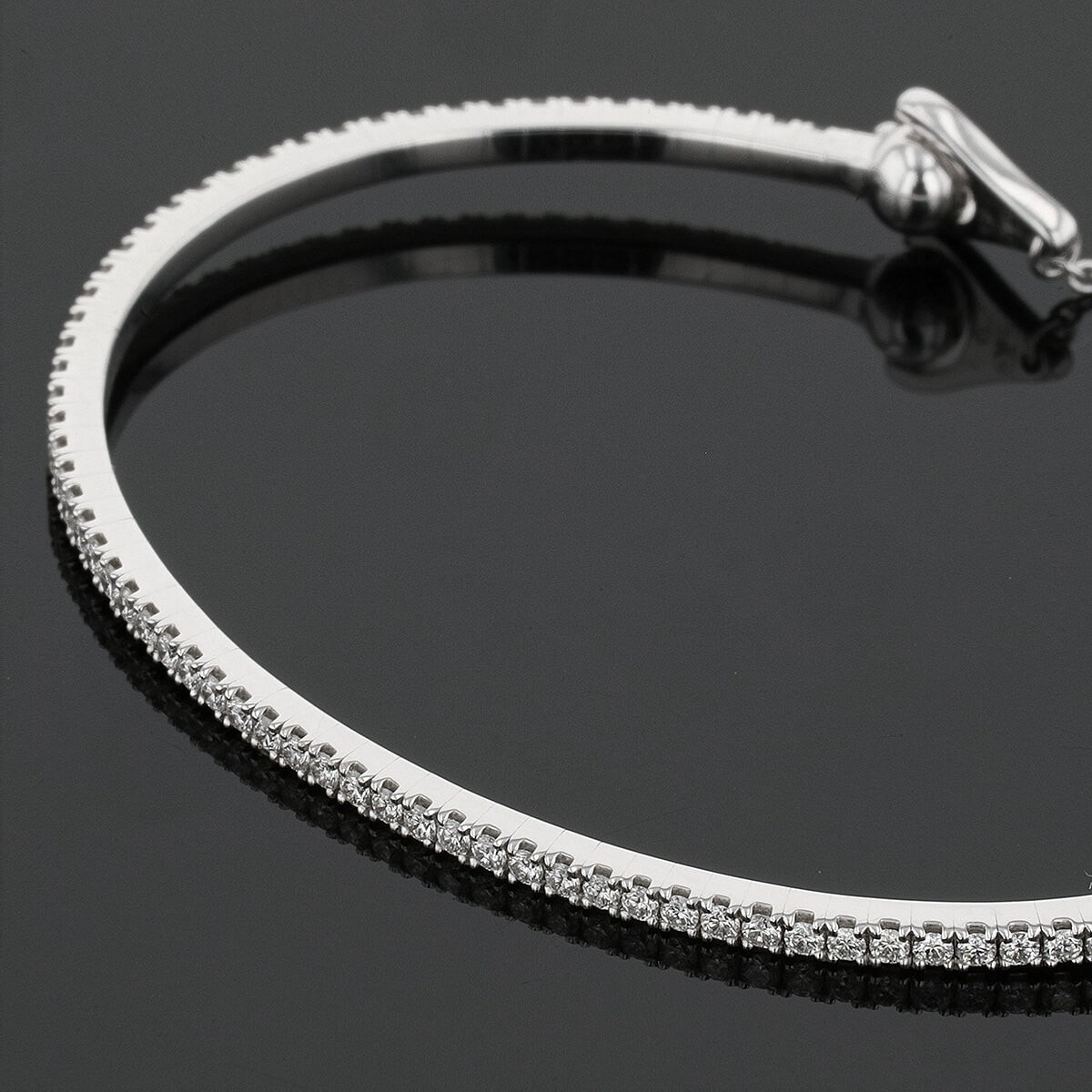 Messika diamonds and gold bracelet