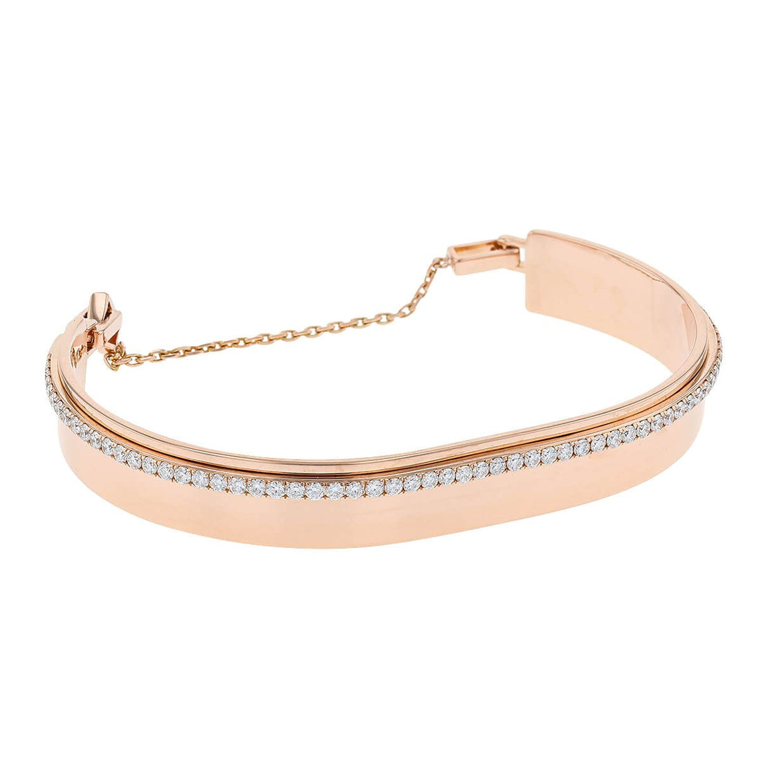 Messika diamonds and gold bracelet