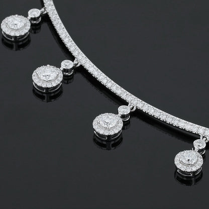 Messika diamonds and gold necklace