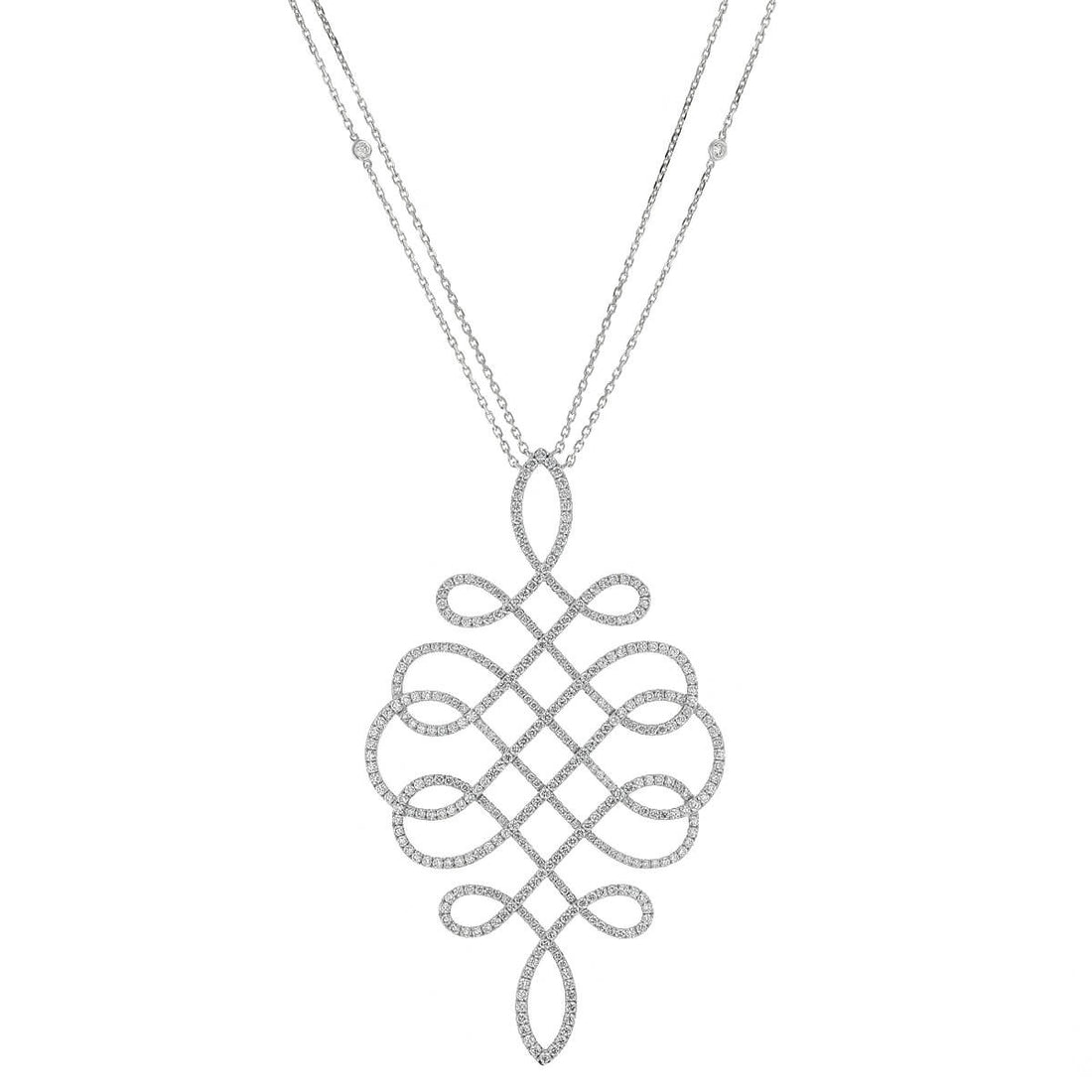 Messika Eden diamonds and gold long necklace