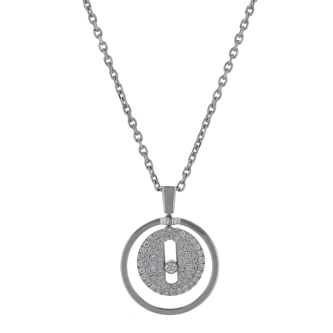 Messika Lucky Move diamonds and gold necklace