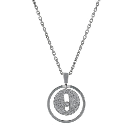 Messika Lucky Move diamonds and gold necklace