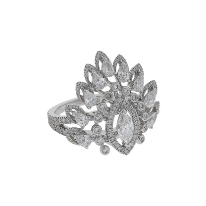 Messika Marquise Desert Bloom diamonds and gold ring