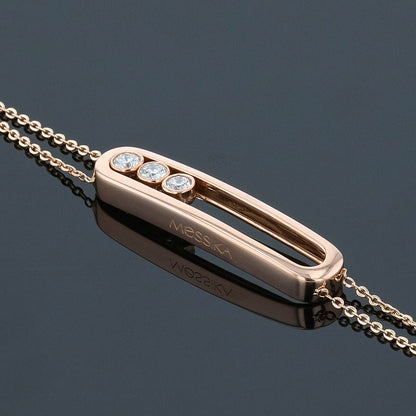 Messika Move diamonds and gold bracelet