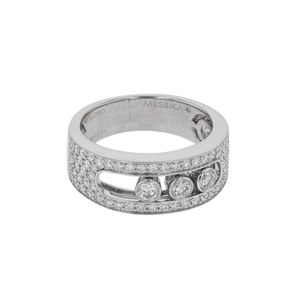 Messika Move Joaillerie diamonds and gold ring