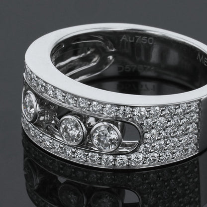 Messika Move Joaillerie diamonds and gold ring
