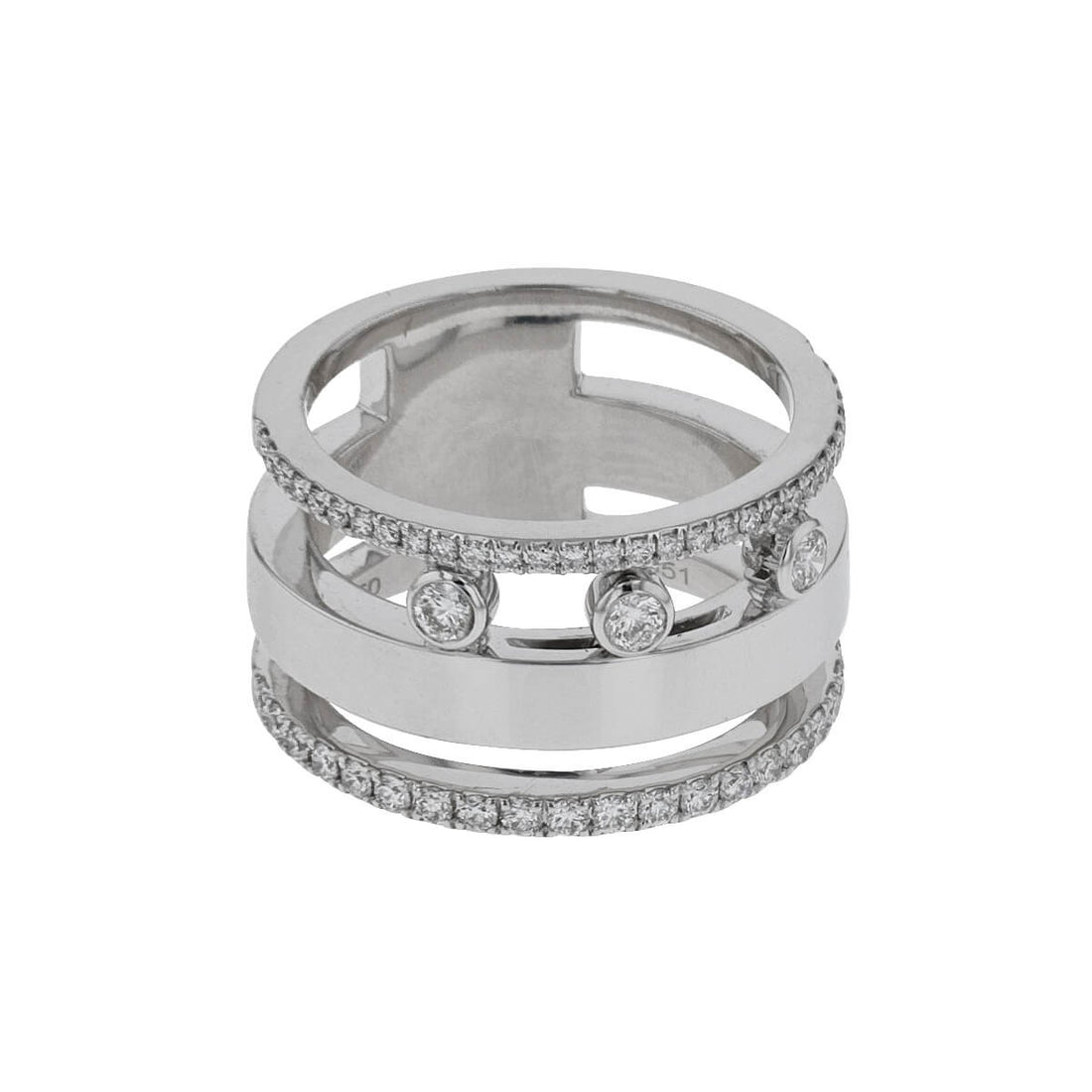 Messika Move Romane diamonds and gold ring
