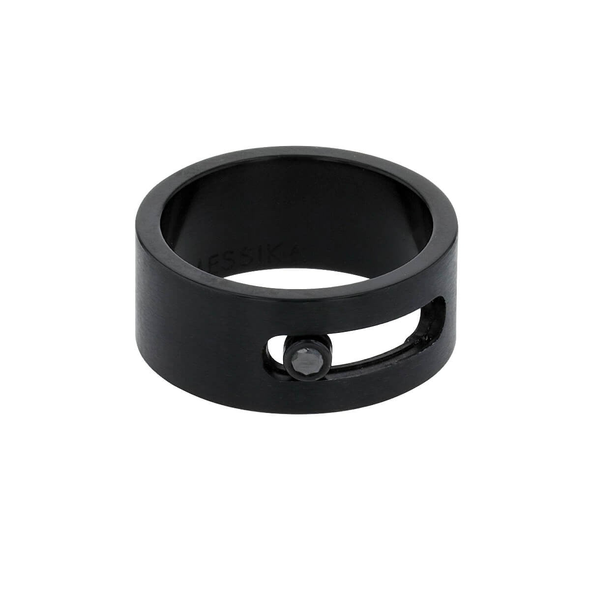 Messika Move titanium and diamond ring