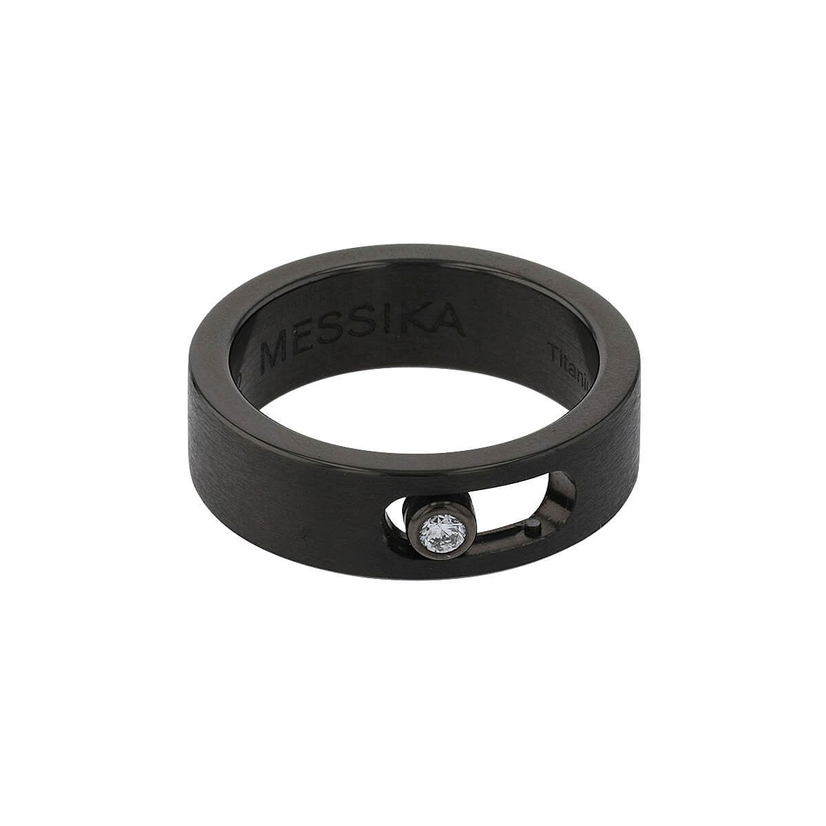 Messika Move titanium and diamond ring