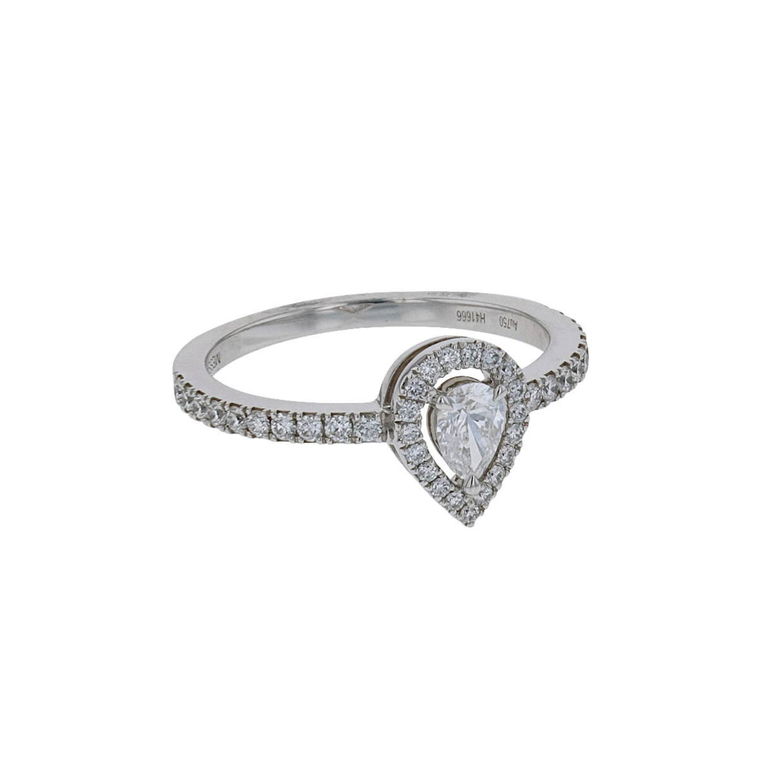 Messika Solitaire M-Love diamonds and gold ring