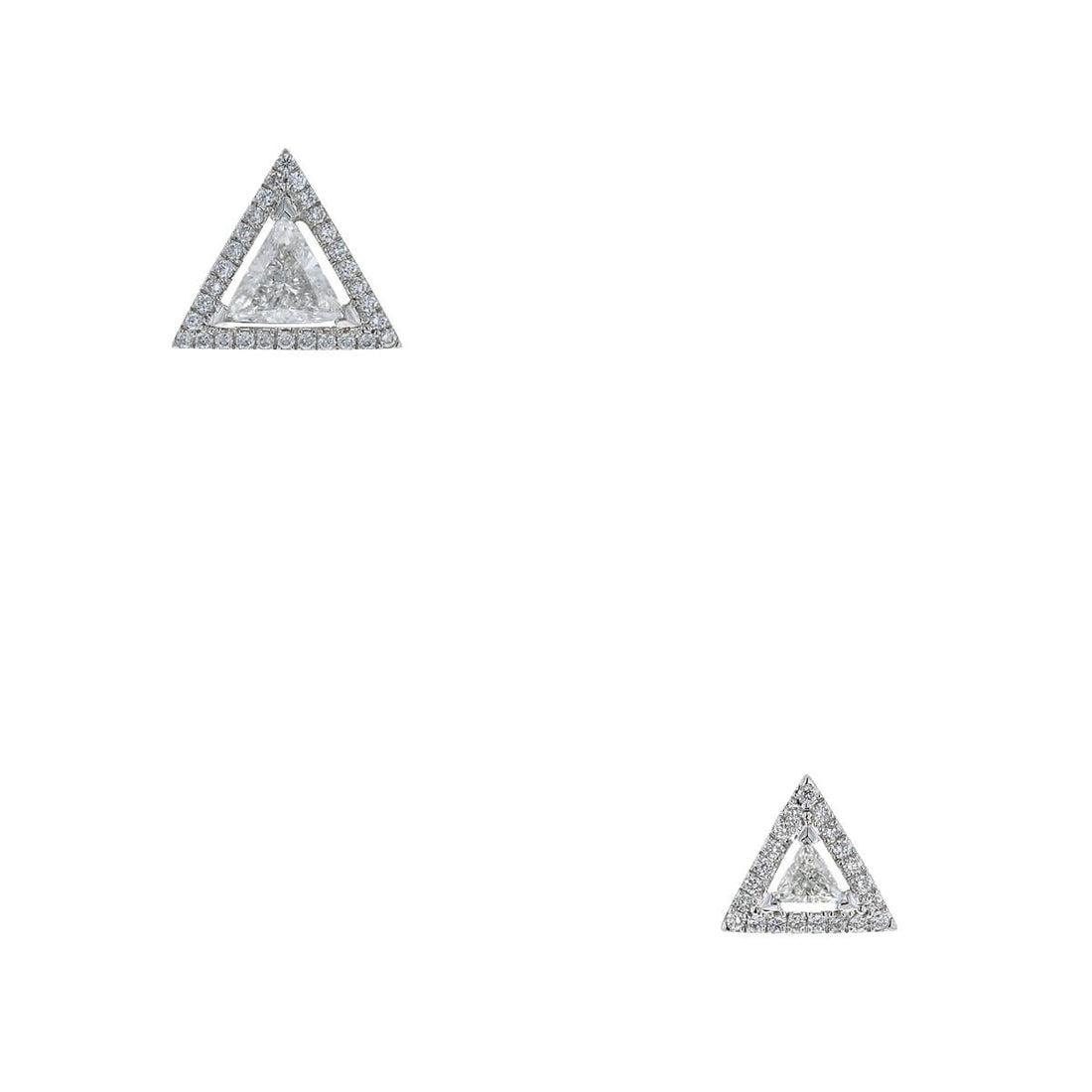 Messika  diamonds and gold earrings
