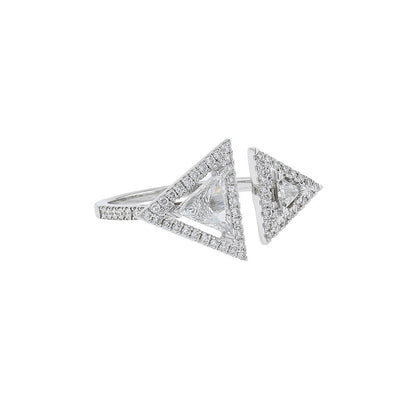 Messika diamonds and gold ring