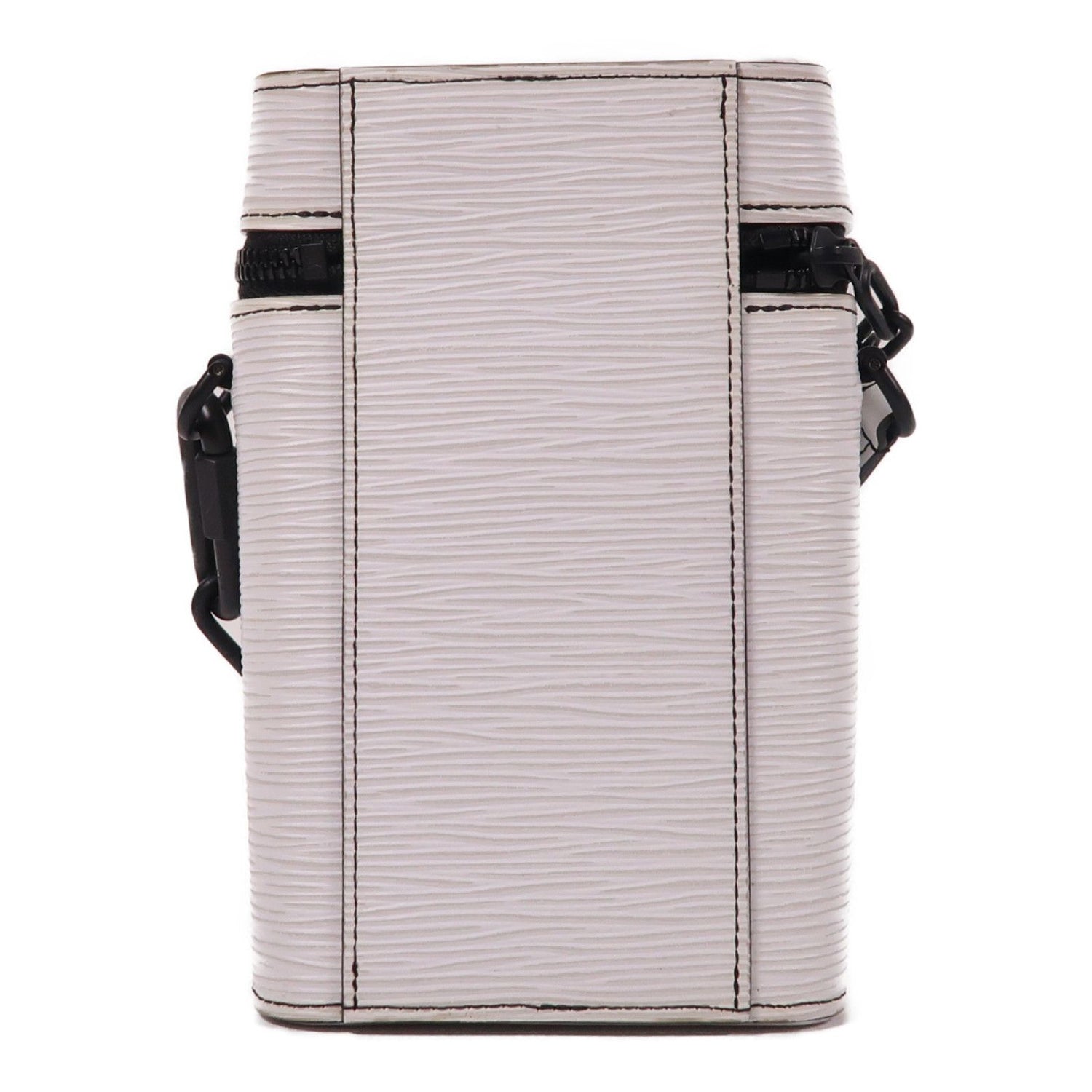 Louis Vuitton [gekiku] [yukei] Epi Phone Box Shoulder Bag White White Shoulder Bag M 68791