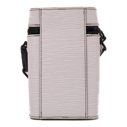 Louis Vuitton [gekiku] [yukei] Epi Phone Box Shoulder Bag White White Shoulder Bag M 68791