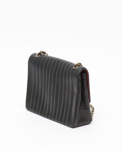 Chanel Circle Cc Horizontal Single Flap Crossbody Bag