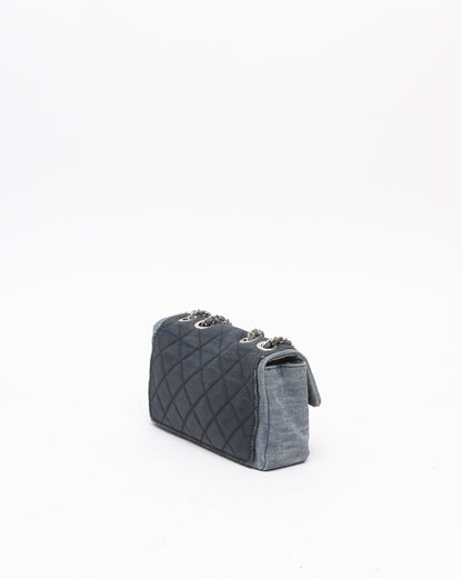 Chanel Small Classic Denim Medallion Flap Bag