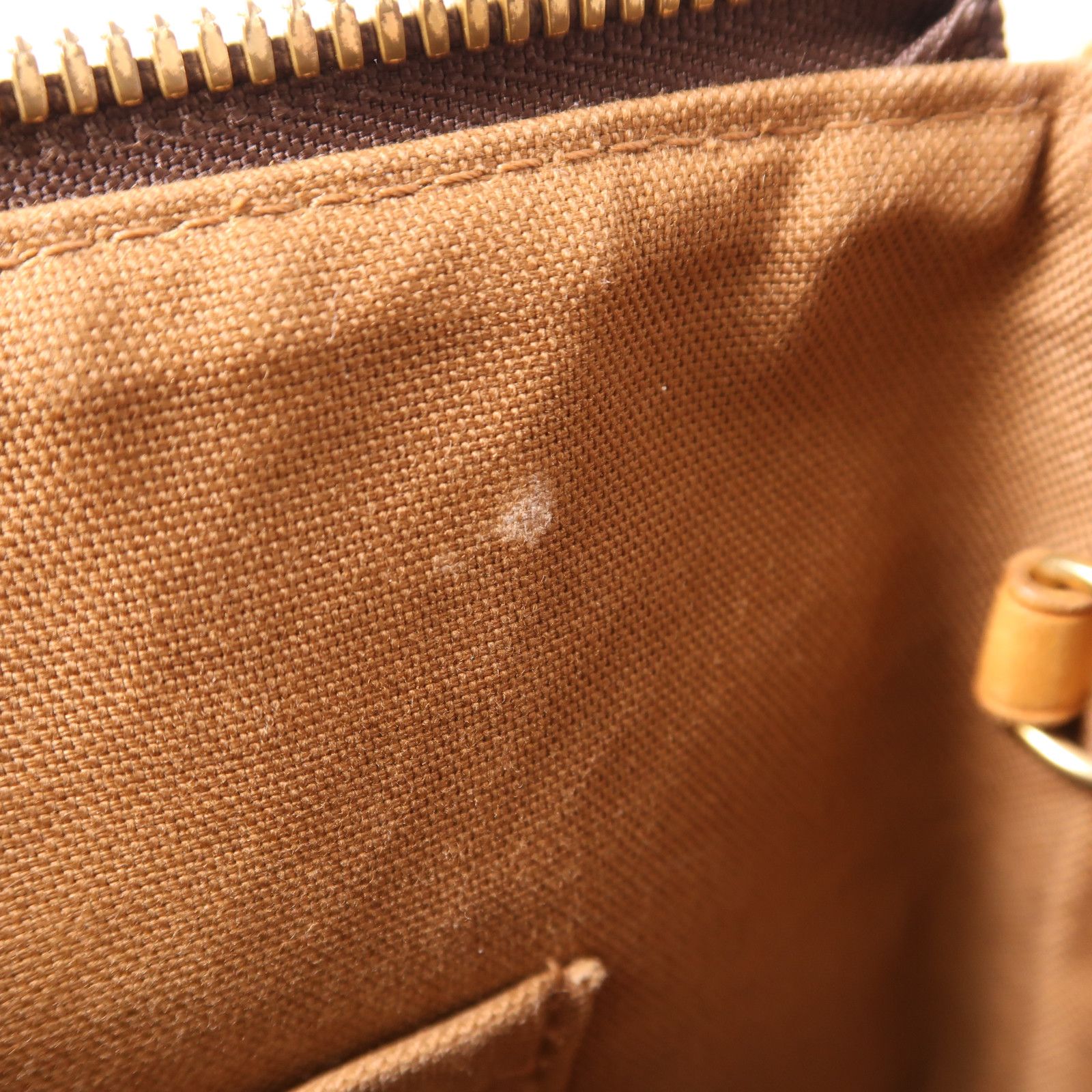 Louis Vuitton Monogram Palermo Pm Gold Hand-handed Bag For Shoulders And Backs Brown 2way Shoulder Bag M 40145