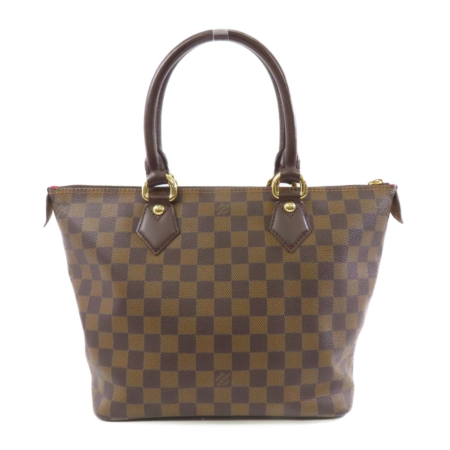 Louis Vuitton Damier Saleya Pm Gold Handbag Red Brown Handbag N 51183