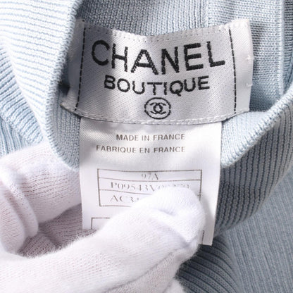 Chanel Blue Knit Cotton P 09543v 00379