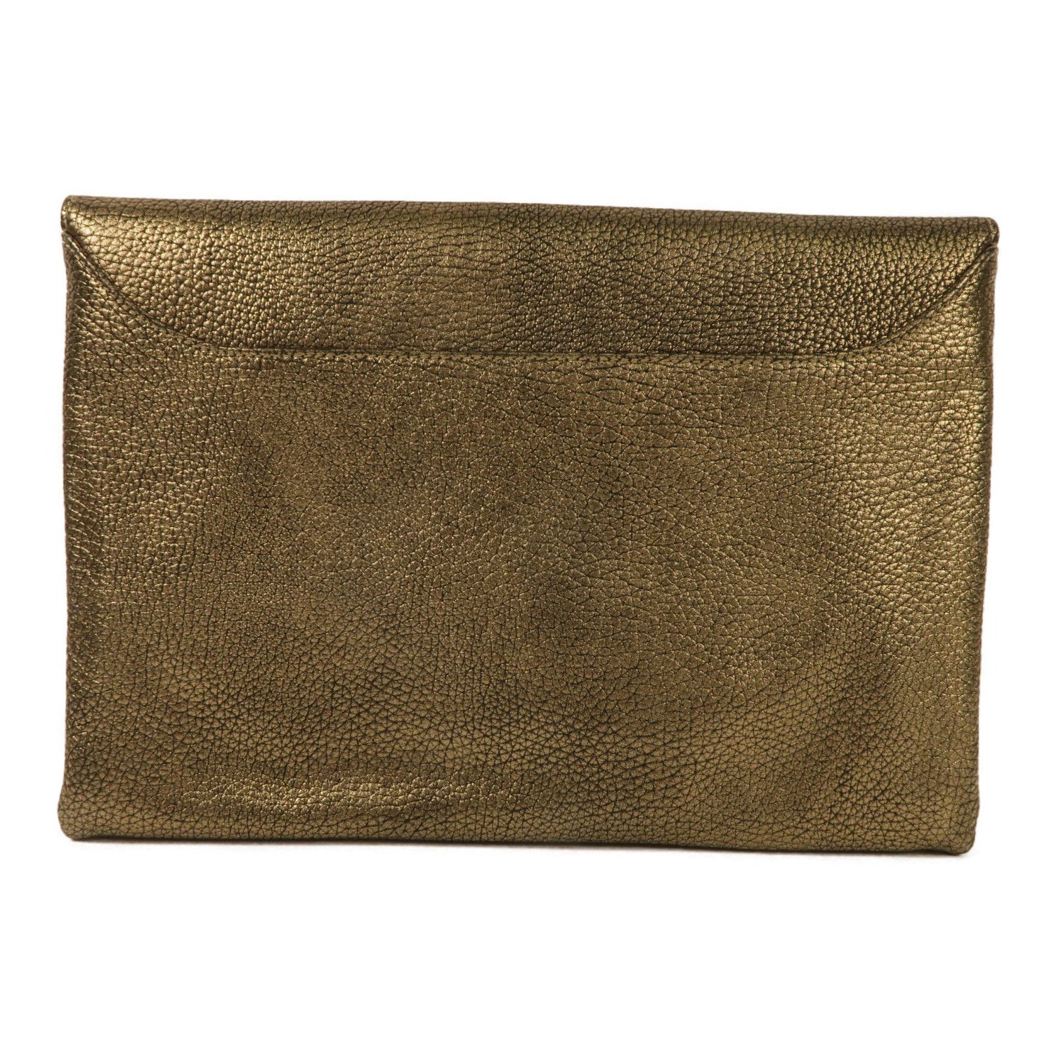 Givenchy Cowhide Leather Clutch Bag Business Bag Clutch Bag Gold Calfskin (cowhide)