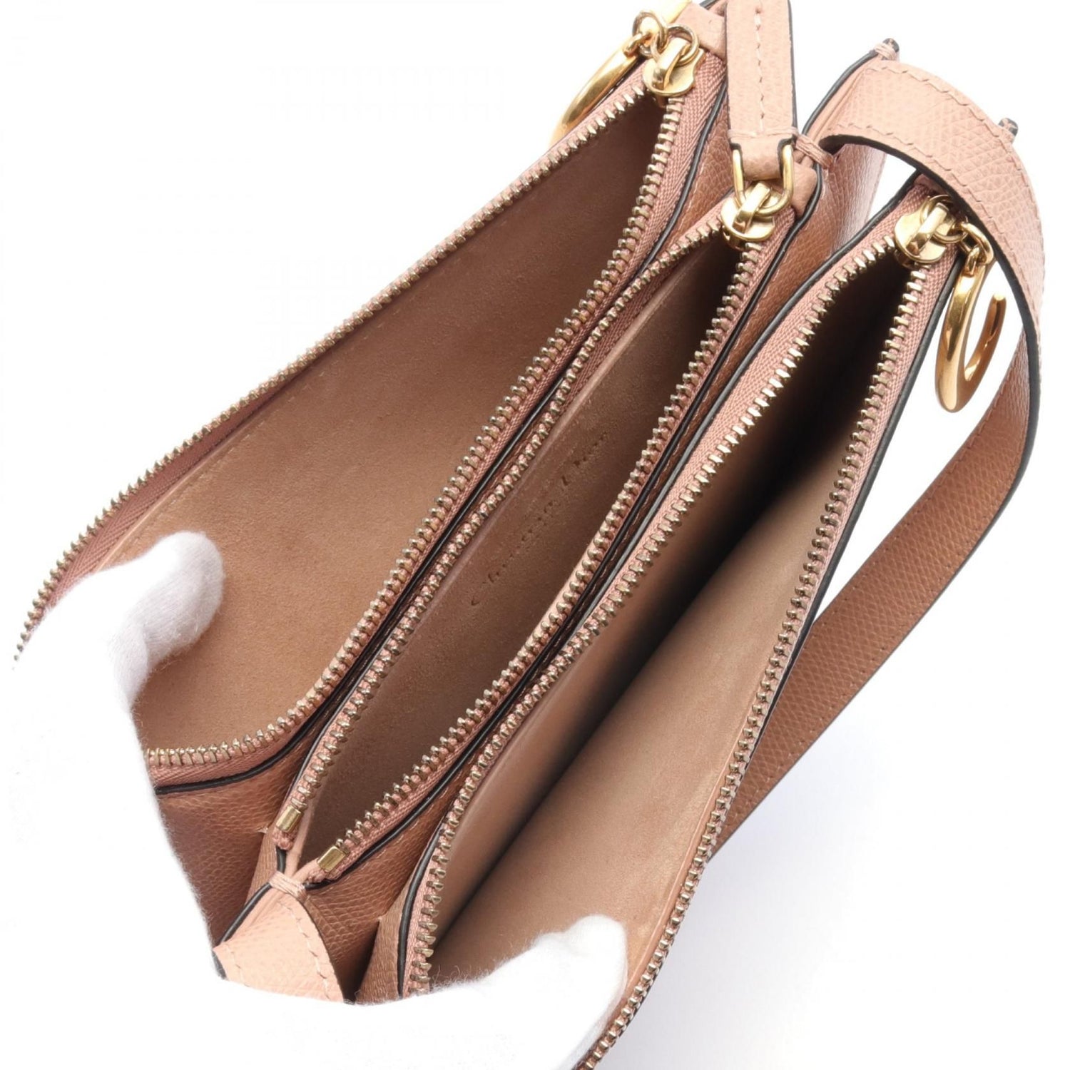 Dior Saddle Saddle Shoulder Bag Pink Leather